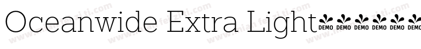 Oceanwide Extra Light字体转换